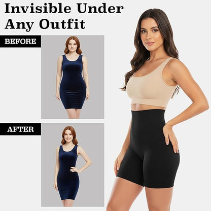 High-Waist Seamless Tummy Control Shapewear for a Sculpted Silhouette