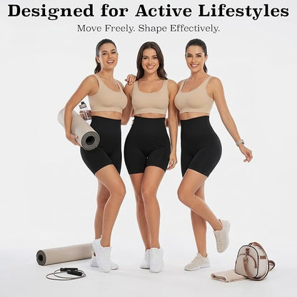 High-Waist Seamless Tummy Control Shapewear for a Sculpted Silhouette