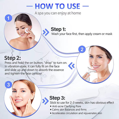 7-in-1 Face & Neck Massager – Anti-Aging Wrinkle Remover