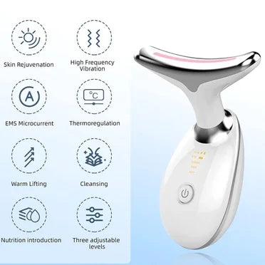 7-in-1 Face & Neck Massager – Anti-Aging Wrinkle Remover